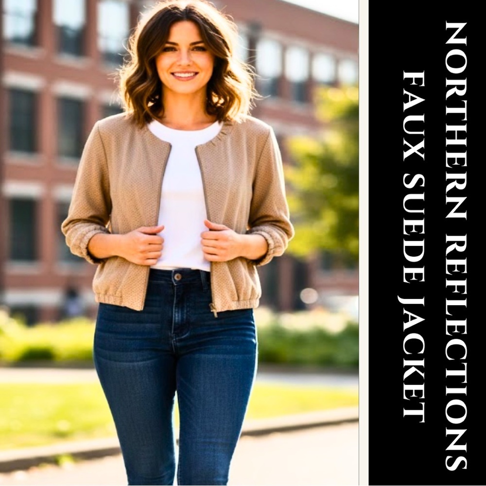 2for$15🌸-Northern Reflections Perforated Jacket